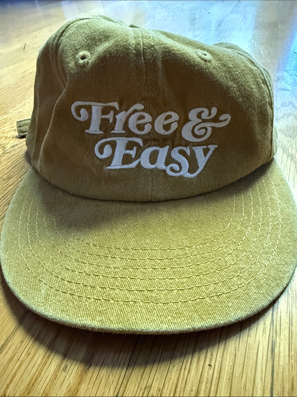 Free & Easy Mustard Yellow Baseball Cap - One Size